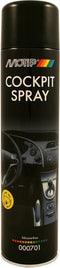 MoTip Car Care Black Cockpitspray Semi Gloss - 600ml - Zijdeglans - Diep Zwarte Afwerking