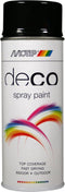 Motip deco alkyd hoogglans lak RAL 9005 diep zwart (01602) - 400 ml.