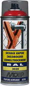 Motip industrial acryllak hoogglans RAL 3020 verkeersrood - 400 ml.