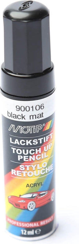 MoTip Lakstift Zwart Mat 12ml