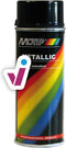 MoTip Metallic Zwart spuitbus 400ml