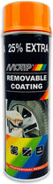 MoTip SprayPlast - ORANJE - Spuitbus 500ml - Verwijderbare verf - Hoogglans