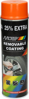 MoTip SprayPlast - ORANJE - Spuitbus 500ml - Verwijderbare verf - Hoogglans