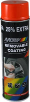 MoTip SprayPlast - ORANJE - Spuitbus 500ml - Verwijderbare verf - Hoogglans