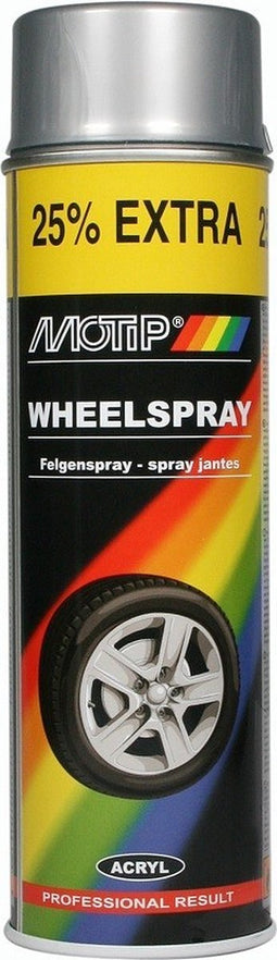 MoTip Velgenlak ZILVER spuitbus 500ml