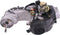 Motorblok compleet China scooter GY6 10 inch wiel met Lange achteras inclusief Carburateur