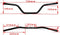 Motorfietsstuur 7/8 inch 22 mm stuur universeel voor EXC TE DL CRF CB YZF WR XT KLX KX DRZ KLR Dirt Bike ATV Motocross Enduro