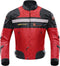 Motorjas motorjas winddicht volledige lichaam 5 beschermende Gear Armor voor mannen vrouwen dames... M Rood