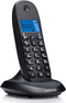 Motorola C1001CB+ Eenvoudige DECT Telefoon - Blauw Display - Handenvrije functie - Callblock Functie