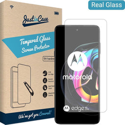 Motorola Edge 20 Lite Screenprotector - Gehard glas - Transparant - Just in Case