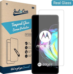 Motorola Edge 20 Screenprotector - Gehard glas - Transparant - Just in Case