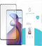 Motorola Edge 30 Fusion screenprotector - Full Cover - Gehard glas - Zwart - Just in Case