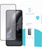 Motorola Edge 30 Neo screenprotector - Full Cover - Gehard glas - Zwart - Just in Case
