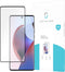 Motorola Edge 30 Ultra screenprotector - Full Cover - Gehard glas - Zwart - Just in Case