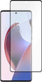 Motorola Edge 30 Ultra screenprotector - Full Cover - Gehard glas - Zwart - Just in Case