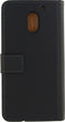Motorola Moto E (2020) Hoesje - Mobilize - Classic Serie - Kunstlederen Bookcase - Zwart - Hoesje Geschikt Voor Motorola Moto E (2020)