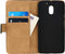 Motorola Moto E (2020) Hoesje - Mobilize - Classic Serie - Kunstlederen Bookcase - Zwart - Hoesje Geschikt Voor Motorola Moto E (2020)