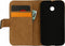 Motorola Moto E (2020) Hoesje - Mobilize - Classic Serie - Kunstlederen Bookcase - Zwart - Hoesje Geschikt Voor Motorola Moto E (2020)