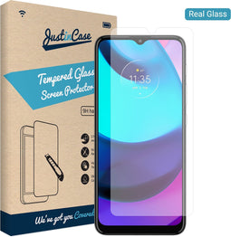 Motorola Moto E20 Screenprotector - Gehard glas - Transparant - Just in Case
