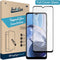 Motorola Moto E22 / E22i screenprotector - Full Cover - Gehard glas - Zwart - Just in Case