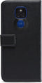 Motorola Moto E7 Plus Bookcase hoesje - Mobilize - Effen Zwart - Kunstleer