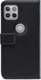 Motorola Moto G 5G Bookcase hoesje - Mobilize - Effen Zwart - Kunstleer