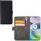 Motorola Moto G 5G Bookcase hoesje - Mobilize - Effen Zwart - Kunstleer