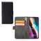 Motorola Moto G 5G Plus Bookcase hoesje - Mobilize - Effen Zwart - Kunstleer