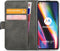Motorola Moto G 5G Plus Bookcase hoesje - Mobilize - Effen Zwart - Kunstleer