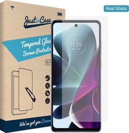 Motorola Moto G200 5G screenprotector - Gehard glas - Transparant - Just in Case