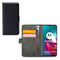 Motorola Moto G30 Bookcase hoesje - Mobilize - Effen Zwart - Kunstleer