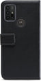 Motorola Moto G30 Bookcase hoesje - Mobilize - Effen Zwart - Kunstleer