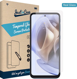 Motorola Moto G31/G41 screenprotector - Gehard glas - Transparant - Just in Case