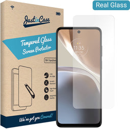 Motorola Moto G32 screenprotector - Gehard glas - Transparant - Just in Case