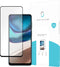 Motorola Moto G42 screenprotector - Full Cover - Gehard glas - Zwart - Just in Case