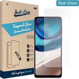 Motorola Moto G42 screenprotector - Gehard glas - Transparant - Just in Case