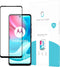 Motorola Moto G60s Screenprotector - Full Cover - Gehard glas - Transparant - Just in Case