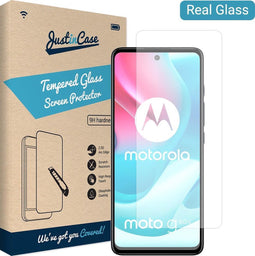 Motorola Moto G60s Screenprotector - Gehard glas - Transparant - Just in Case