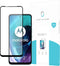 Motorola Moto G71 screenprotector - Full Cover - Gehard glas - Transparant - Just in Case