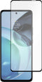 Motorola Moto G72 screenprotector - Full Cover - Gehard glas - Zwart - Just in Case