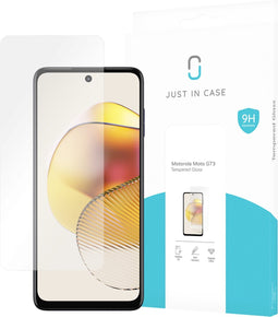 Motorola Moto G73 Tempered Glass - Screenprotector - Clear