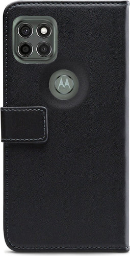 Motorola Moto G9 Power Bookcase hoesje - Mobilize - Effen Zwart - Kunstleer