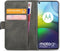 Motorola Moto G9 Power Bookcase hoesje - Mobilize - Effen Zwart - Kunstleer