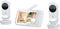 Motorola Nursery VM35-2 - Babyfoon met 5-Inch Gesplitst Scherm en 2 Camera's - Nachtvisie - Ingebouwde microfoon