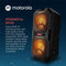 Motorola Sound Bluetooth Speaker - ROKR 820 - 80W - Draadloos - met LED Verlichting - True Wireless Technologie - incl. Karaoke Microfoon - Tot 20 Uur Speeltijd - Meerdere Ingangen: AUX/USB/MIC