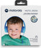 Motorola Sound Kinderkoptelefoon - MOTO JR200 BLU - Koptelefoon met Draad - Volumebegrenzing tot 85dB - met Audiosplitter - BPA-Vrij - Vanaf 3 Jaar