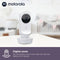 Motorola VM44 Connect Baby Monitor - Babyfoon met Camera - Wi-Fi - met App - HD Videostreaming - 2 Weg Communicatie - Infrarood Nachtzicht - Bereik tot 300 M - Wit