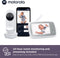 Motorola VM44 Connect Baby Monitor - Babyfoon met Camera - Wi-Fi - met App - HD Videostreaming - 2 Weg Communicatie - Infrarood Nachtzicht - Bereik tot 300 M - Wit
