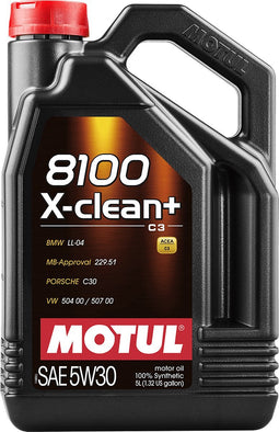 Motorolie Motul 8100 X-Clean+ 5W30 - 5L - Motor - Olie