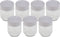 MOULINEX A14A03 - 7 potten glazen deksel wit met datum voor yogurta Yogurteo Yogurteo
